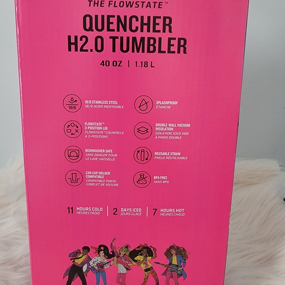 Stanley "Barbie And The Rockers" 40oz Tumbler with Straw - Picture 4 of 4